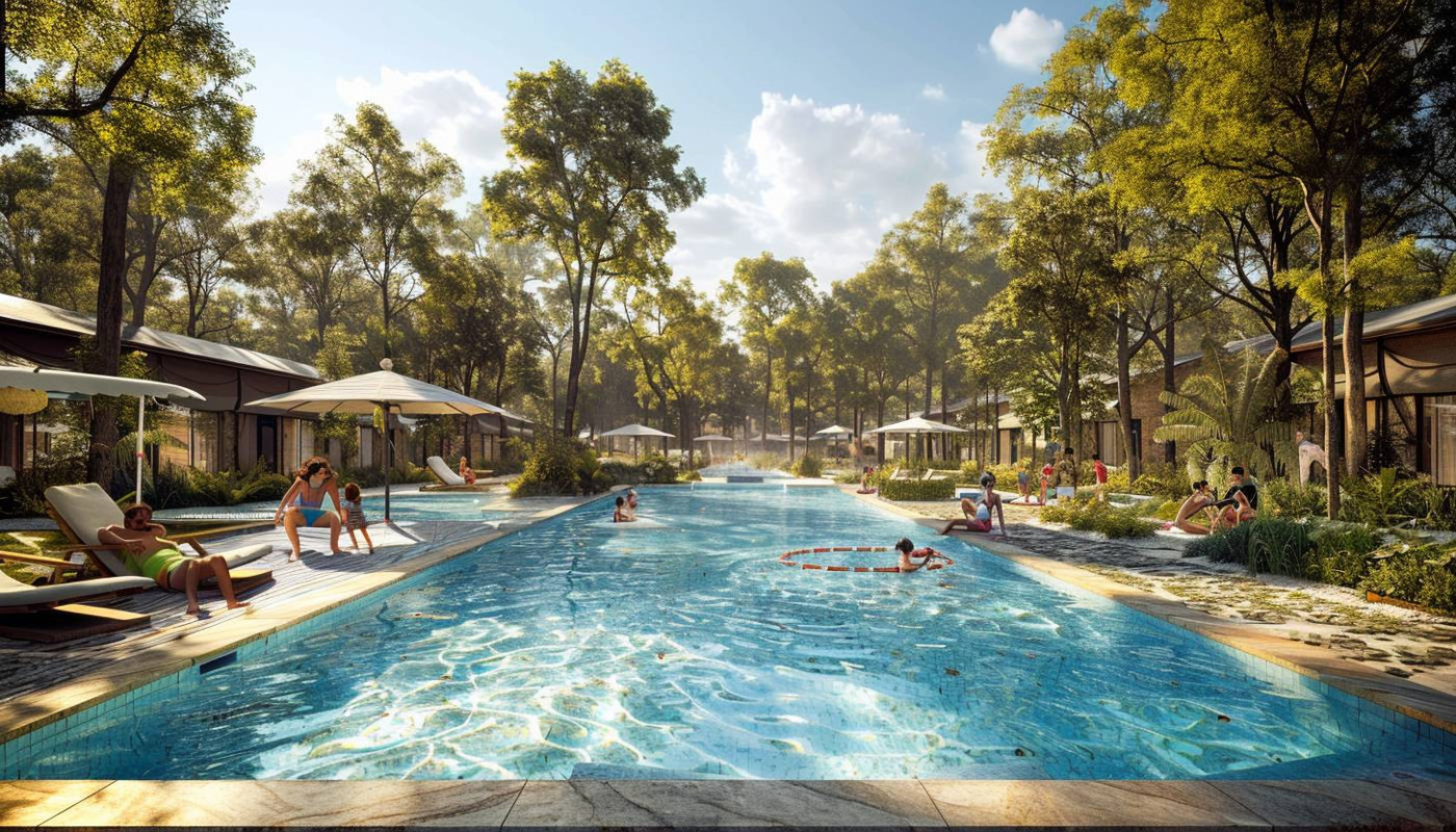 Verschiedene - Entdecken Sie Luxus-Camping mit beheiztem Pool und Familienunterhaltung