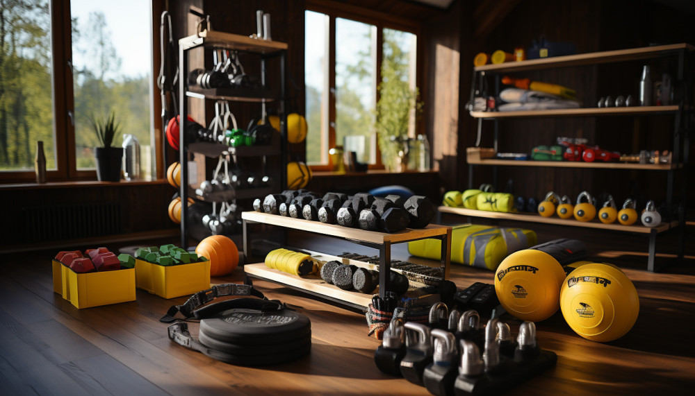 Verschiedene - Für das Heimtraining können verschiedene Arten von Fitnessgeräten erworben werden.